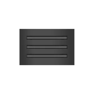 3 Linear Slot Diffuser With Fixed core 20mm 700x120mm BLACK