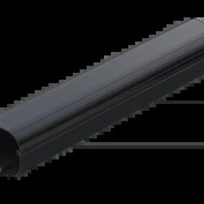 Wall Hung Duct  80mm 2M Lengh Black
