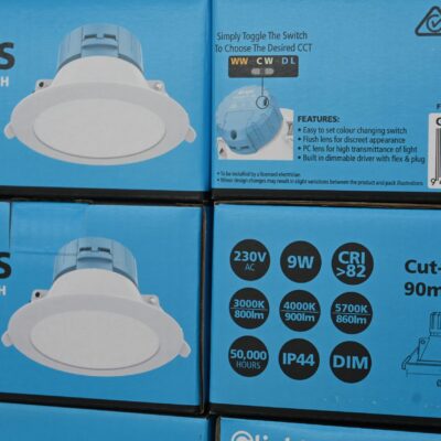 LED downlight 9w IP44 GDL805 40pcs/box
