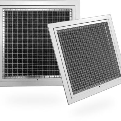 Hinged Eggcrate Grille With Filter 600*400mm