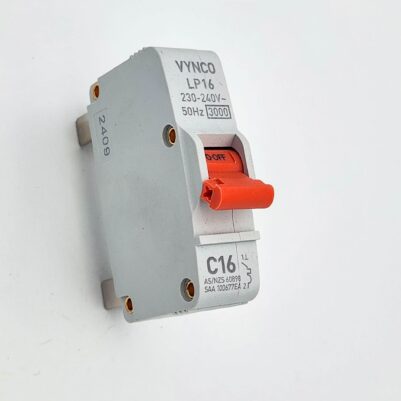 Plugin 16A 1P C-curve 3kA-VYNCO