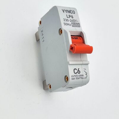 Plugin 6A 1P C-curve 3kA-VYNCO