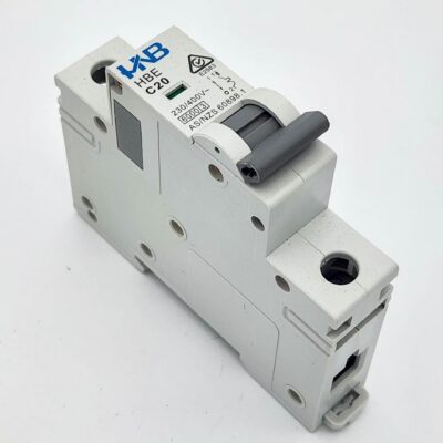 HNB Minature Circuit Breaker 1-Pole 20A C-Curve HBE