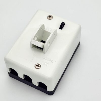 3 Pole 80A Main Switch Front Wire
