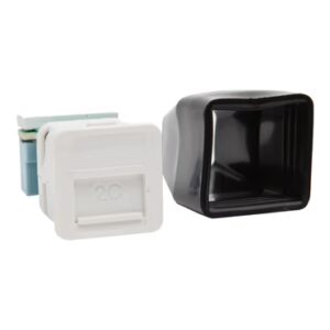 600 Series-Module Telephone Jack 2-Wire White