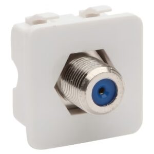 Connection Module F Type White PDL M-TVF