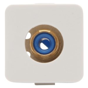 Blue RCA Socket with F-type connector Modules PDL
