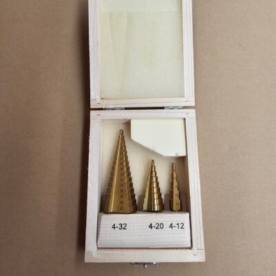Step Drill Bit Set 3pcs 4-12 4-20 4-30