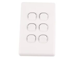NPE 6-Gang Switch Vertical 16A