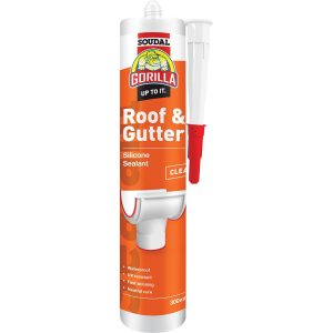 Gorilla Plumbers and Roof Silicon Clear 300ml