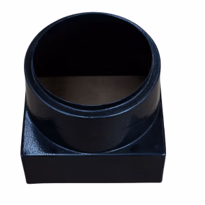 Plastic Square to Round Vent Adapter 150*150/100mm