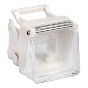 Keystone Clip Module WITH HINGED LID White -PDL