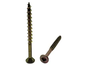 Wurth Zinc-Yellow CSK SQ2 Surefix Wood Screw 75mm (100pcs)