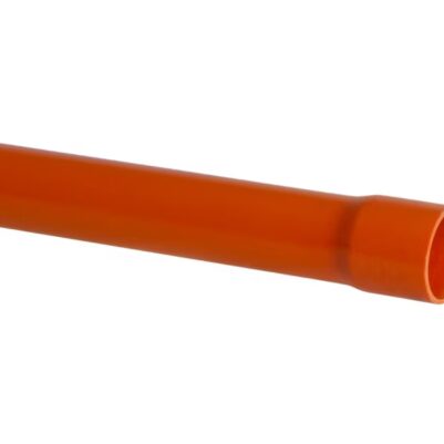 20mm Orange Solid HD Electrical Conduit 4m