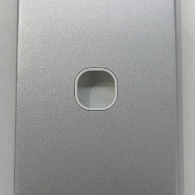 Igoto 1-Gang Aluminium Plate With Frame