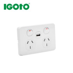 Double PowerPoint H 10A USB 2A
